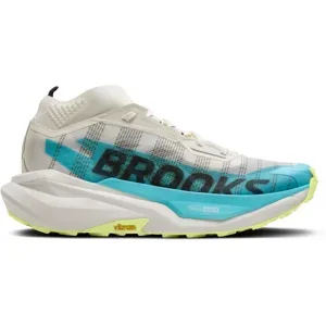 Brooks CASCADIA ELITE Trailschuhe Unisex Star White/Bluefish/Black 45