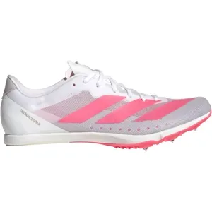 ADIDAS DISTANCESTAR Leichtathletik-Schuhe Unisex Ftwr White/Solar Turbo/Gold Met. 46