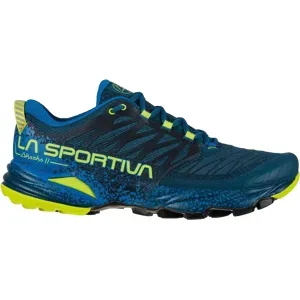 LA SPORTIVA AKASHA II Trailschuhe Herren Storm Blue/Lime Punch 46
