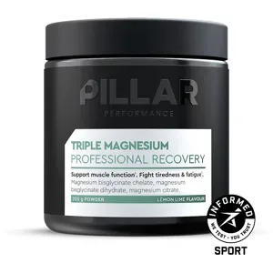 PILLAR PERFORMANCE TRIPLE MAGNESIUM Professional Recovery Powder Lemon Lime