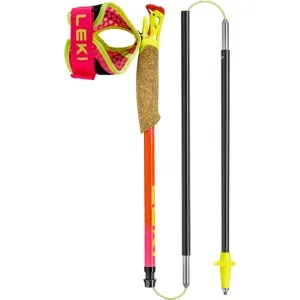 LEKI ULTRATRAIL FX.ONE SUPERLITE Trailrunningstöcke Unisex Neonpink-Pastelloarange-Neonyellow 125cm