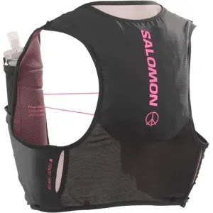 SALOMON S/LAB SENSE 6 Laufweste Unisex LIMITED COURTNEY EDITION Black/Rose Taupe/Knockout Pink M