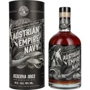 Austrian Empire Navy RESERVA 1863 Rum Based Spirit 40% Vol. 0,7l in Geschenkbox