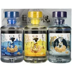 Etsu Gin Etsu Japanese Gin Set 43,7% Vol. 3x0,2l in Geschenkbox