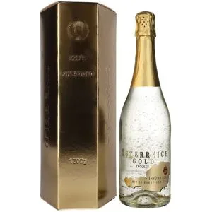 Wein- und Sektkellerei Inführ Österreich Gold - mit 23 Karat Blattgold 9,5% Vol. 0,75l in Geschenkbox
