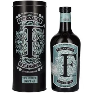 Ferdinand's Gin Ferdinand's Saar Dry Gin Cask Strength 66,6% Vol. 0,5l in Tinbox