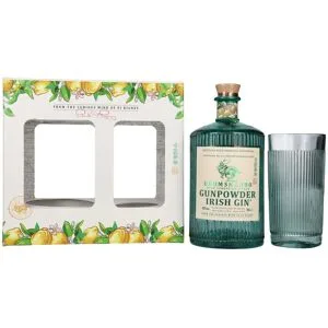 Drumshanbo Gunpowder Irish Gin with Sardinian Citrus 43% Vol. 0,7l in Geschenkbox mit Glas