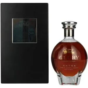 Cognac Leyrat EXTRA GLORY Single Estate Cognac 40% Vol. 0,7l in Holzkiste