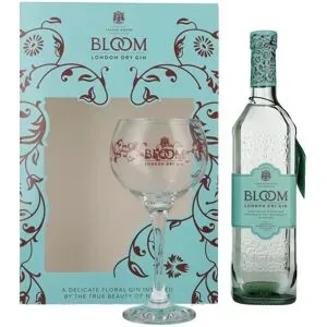 Bloom Gin Bloom London Dry Gin 40% Vol. 0,7l in Geschenkbox mit Glas