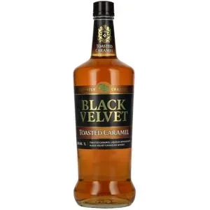 Black Velvet TOASTED CARAMEL Flavored Whisky 35% Vol. 1l