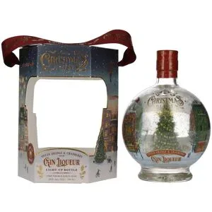 Christmas Globe Spiced Orange & Cranberry Gin Liqueur Light-Up 20% Vol. 0,7l in Geschenkbox