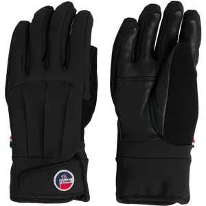 Fusalp Isolierende Fäustlinge aus PrimaLoft® Gold Mitten Fake Fur Desert/Neige für Herren aus Leder Größe 7 Beige