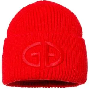 Goldbergh Wollmütze mit Umschlag Valerie Flame für Damen aus Wolle Rot