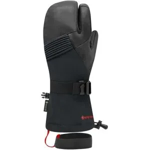 Racer Skihandschuhe aus GORE-TEX ePE isoliert mit Gänsedaunen Ltk Black Black für Herren aus Softshell Größe S schwarz