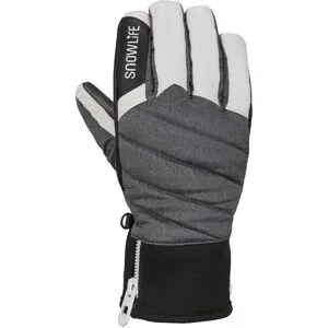 Snowlife Handschuhe aus PrimaLoft® Gold Unity DT Glove Grey/White/Black für Herren aus Leder Größe L Grau