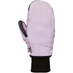 Snowlife Fäustlinge aus Leder und Wolle Smitten Leather Rose für Damen aus Wolle Größe M Rosa