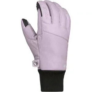 Snowlife Handschuhe aus Leder und Wolle SGlove Leather Rose für Damen aus Wolle Größe L Rosa