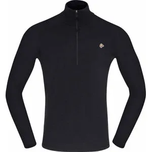 Norrona Oberteil aus Merinowolle ? Herren ? Femund PureUll Zip Neck ?  ? 2027 Femund Pureull Zip Neck M Caviar Black für Herren aus Wolle -