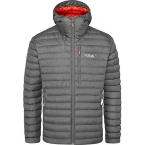 Rab Warme Stepp-Und Daunenjacken &ndash; Herren &ndash; Microlight Alpine Jacket Microlight Alpine Jacket Graphene für Herren Größe S Grau