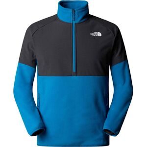 The North Face Half Zip Fleece M Glacier Heavyweight 1/2 Zip Dusk Blue Asphalt Grey für Herren Größe S Blau