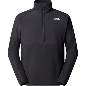 The North Face Fleecepullover mit halbem Reißverschluss M Glacier Heavyweight 1/2 Zip Asphalt Grey TNF Black für Herren Größe S Grau