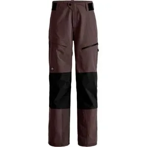 Ortovox Pantalon de ski imperméable et coupe-vent Ravine Free 3L Pants W Dark Chestnut für Damen aus Wolle Größe M Braun