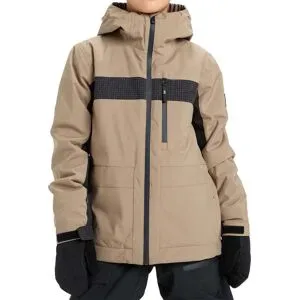 Quiksilver Ski/Snowboardjacke Quest 20k Youth Jacket Fallen Rock  Kindergröße 10 Jahre Beige