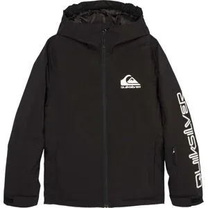 Quiksilver Veste de ski/snowboard Mission Solid Youth Jacket Black  Kindergröße 10 Jahre schwarz