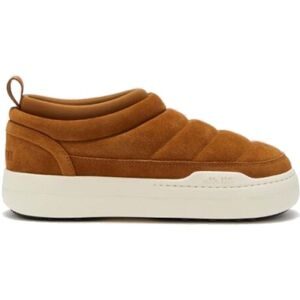 Moonboot Gepolsterte Hausschuhe &ndash; Unisex &ndash; Park Soft Suede Moon Boot Park Soft Suede Cognac  Größe 38 Braun