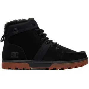 DCShoe Gefütterte Schuhe mit Sherpa-Futter Woodland Black Gum für Herren aus Leder Größe 11,5 US schwarz