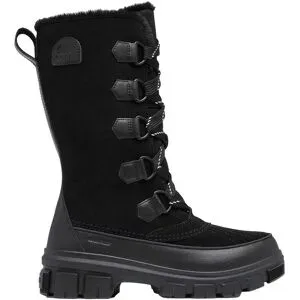 Sorel Hohe, wasserfeste und isolierende Stiefel für den Winter Torino V Tall WP W Black Natural für Damen aus Leder Größe 38,5 schwarz