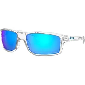 Oakley Sonnenbrille Gibston Polished Clear Prizm Sapphire  Weiß