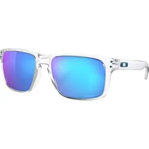 Oakley Polarisierte Sonnenbrillen Holbrook XL Polished Clear Prizm Sapphr Irid Polar  Weiß