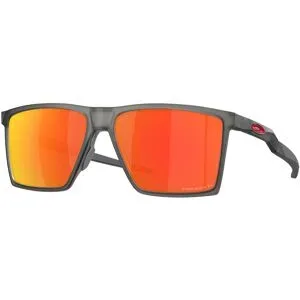 Oakley Polarisierte Sonnenbrillen Futurity Sun Satin Grey Smoke Prizm Ruby Polarized  Grau