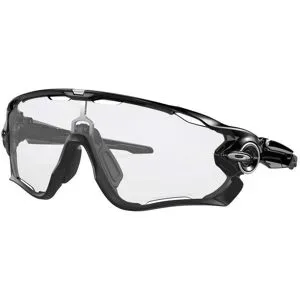 Oakley Photochromatische / Selbsttönende Sonnenbrillen Jawbreaker Polished Black Clear/Black Photo Irid  schwarz