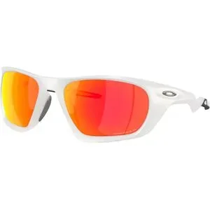 Oakley Polarisierte Sonnenbrillen Lateralis Matte Vapor Prizm Ruby Polarized  Weiß