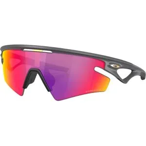 Oakley Sonnenbrille Sphaera Slash Matte Carbon Prizm Road  Grau