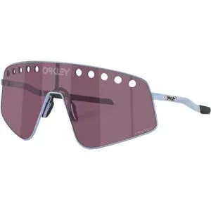 Oakley Sonnenbrille Sutro TI Sweep Polished Stonewash Prizm Road Black  aus Titan Grau