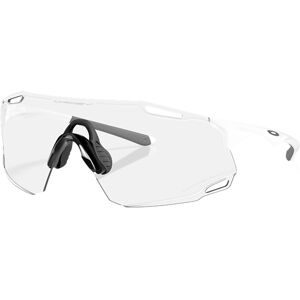 Oakley Photochromatische / Selbsttönende Sonnenbrillen Cybr Dyno Matte White Clear Photochromic Black  Weiß