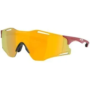 Oakley Sonnenbrille Cybr Zero Matte Iron Red Prizm 24K  Rot