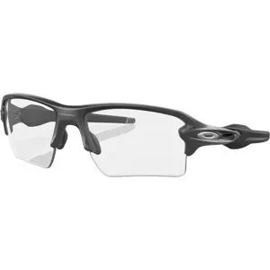 Oakley Photochromatische Sonnenbrillen Flak 2.0 XL Steel Clear 50% Black Irid Photo  schwarz