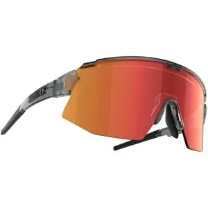 Bliz Sportbrille Breeze Trans Dark Grey Brown W Red Multi  Grau