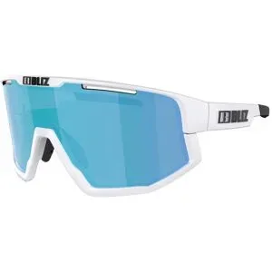 Bliz Sonnenbrillen für Radfahrer Fusion Small Matt White Brown w Blue Multi  Weiß