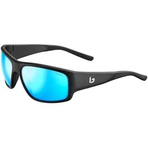 Bollé Polarisierte Sonnenbrille Sfinx Black Matte Sky Blue Polarized  Größe L schwarz
