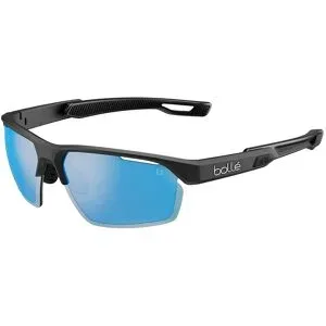Bollé Polarisierte Sonnenbrille Victus Pro Black Matte Sky Blue Polarized  Größe M schwarz
