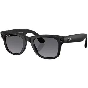 Rayban Vernetzte polarisierte Sonnenbrille &ndash; Ray-Ban META Wayfarer Gen 2 Ray-Ban META Wayfarer Gen 2 Matte Black/Polar Gradient Graphite