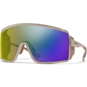 Smith Photochromatische Sonnenbrille Pursuit Matte Summit ChromaPop Glacier Photochromic Yellow Violet Mirror  Beige