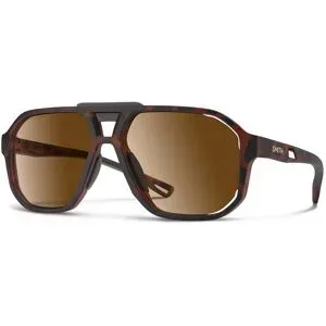Smith Photochromatische Sonnenbrille Truss Matte Tortoise ChromaPop Photochromic Brown  Rot