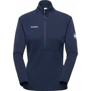 Mammut Fleecejacke mit Polartec® Reißverschluss  Taiss ML Half Zip Pull Women Marine für Damen Größe M Navy blau