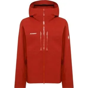 Mammut Veste polyvalente imperméable Stoney HS Hooded Jacket Men Dark  Red für Herren Größe L Rot